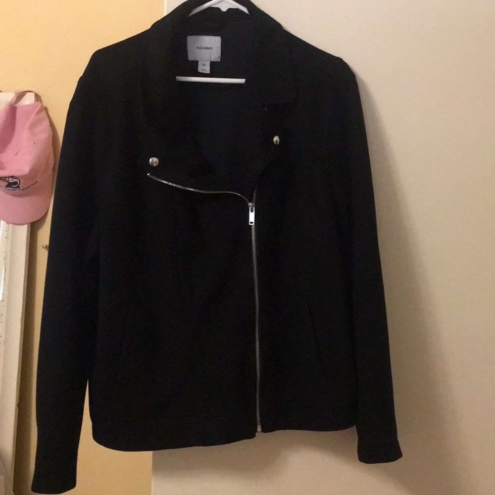 Plus size velvet jacket
